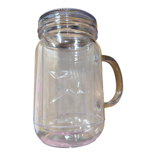 Blank Snowglobe Mason Jar