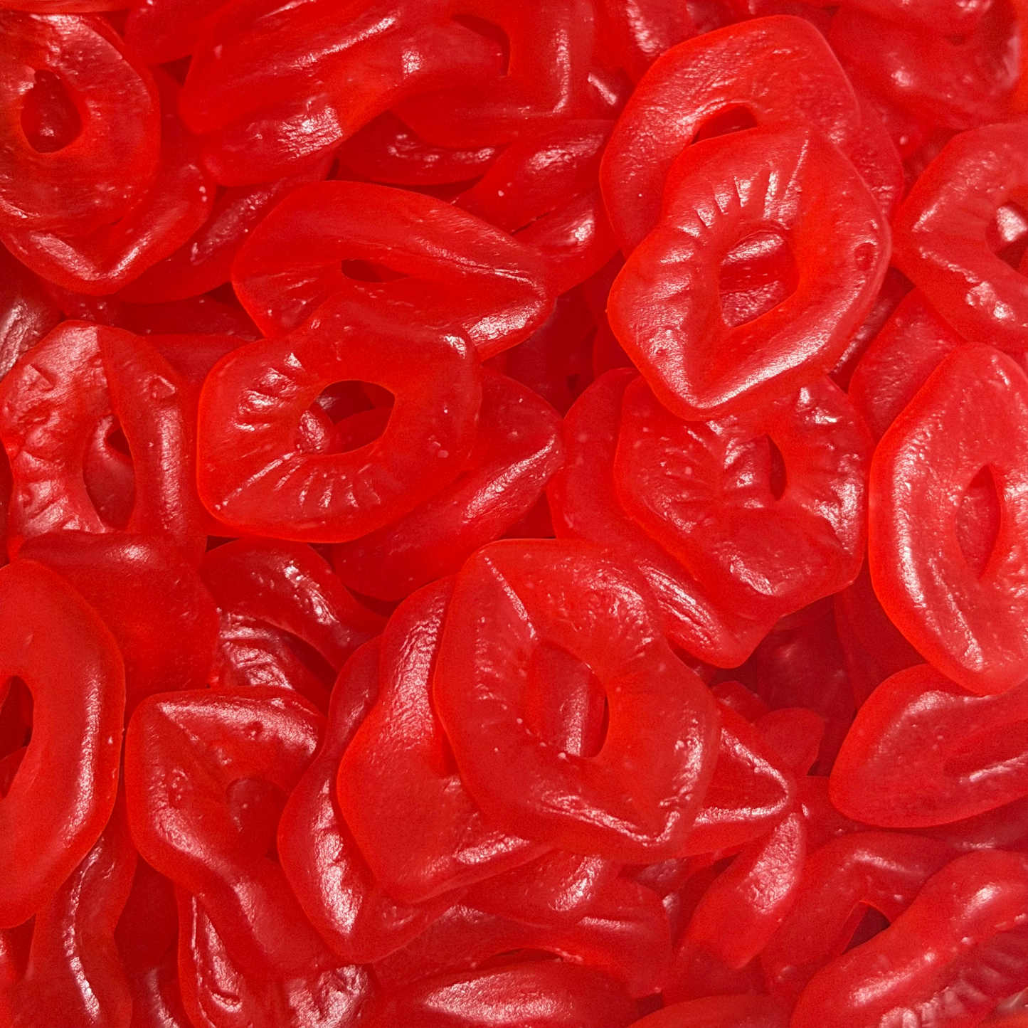 Gummy Red Lips