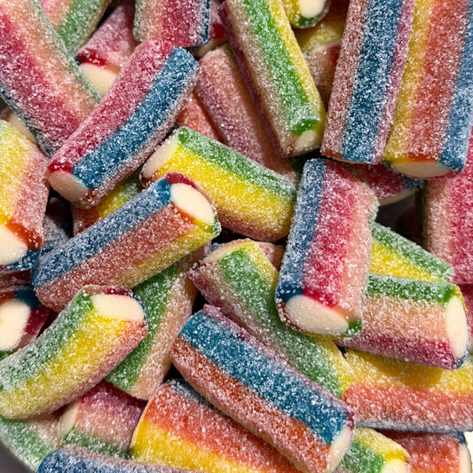 Mini Jumbo Sour Multicoloured Tubes (H)